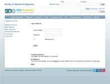 Tablet Screenshot of members.soe.org.uk